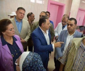 وزير الصحة ومحافظ البحيرة يتفقدان مستشفى كفر الدوار العام