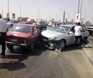 إصابة 8 أشخاص في حادث تصادم 5 سيارات على طريق إسكندرية الصحراوي