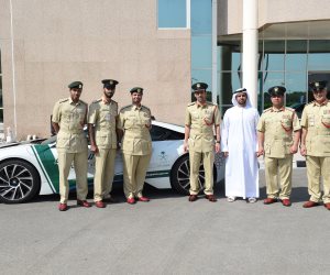 تحت شعار "معاً أبداً".. شرطة دبي تحتفل باليوم الوطني الـ87 للسعودية