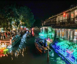 معرض الفوانيس في الصين لاستقبال مهرجان منتصف الخريف (صور)