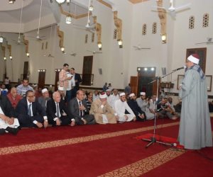 محافظ بورسعيد يشهد الاحتفال بحلول العام الهجري الجديد في المسجد العباسي