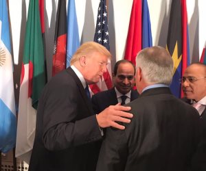 ترامب خلال لقائه السيسي: سأدرس استئناف المساعدات العسكرية لمصر