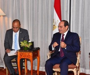 تفاصيل لقاء السيسي ورئيس البنك الدولي بمقر إقامته في نيويورك