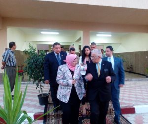 وزير التربية والتعليم يتفقد المدرسة المصرية اليابانية في القاهرة (صور) 