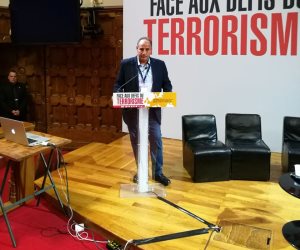محافظ الإسكندرية يشارك في المؤتمر الأورومتوسطي للتصدي للإرهاب في مدينة نيس الفرنسية (صور)