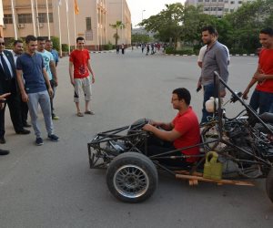 سيارة سباق بهندسة الزقازيق تشارك في مسابقة formula student الدولية