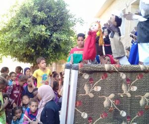 "بيت النمس".. مسرحية للاحتفال بنصر أكتوبر في كوم بوها بأسيوط