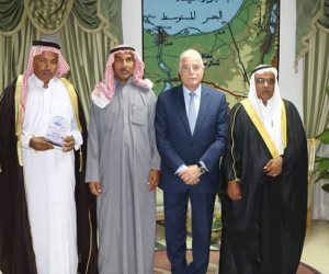 فودة يستقبل وفود القبائل الأردنية المشاركة بسباق الهجن فى نويبع (صور)