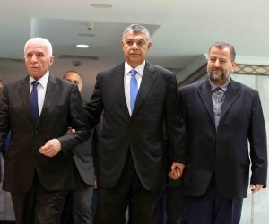 رئيس حركة حماس لأبو مازن: نشكر الجهود المصرية المبذولة لإتمام المصالحة (صور) 