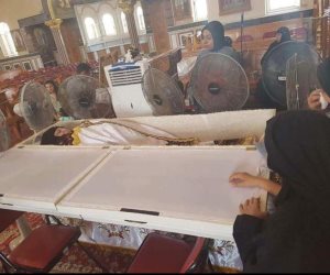 دير "النوبارية" يستعد لصلاة الجنازة على رئيسة الدير "صور"