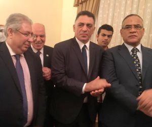 الزناتي والنمنم في ضيافة سفير مصر بالسودان