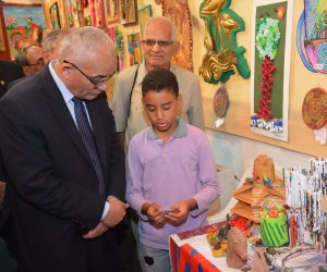 وزارة التربية والتعليم تفتتح معرضا للتربية الفنية
