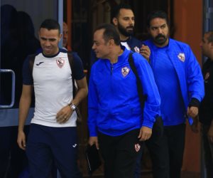 الزمالك يصل بتروسبورت لمواجهة سموحة (صور)