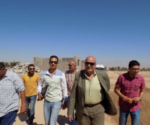 مدير عام تعمير جنوب سيناء يتفقد أعمال إنشاء 60 منزل بدويا (صور)