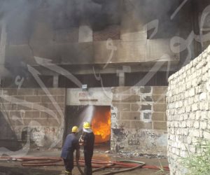 الصحة: ارتفاع الإصابات إلى 17 نتيجة حريق بمخزن للبويات بالاسكندرية