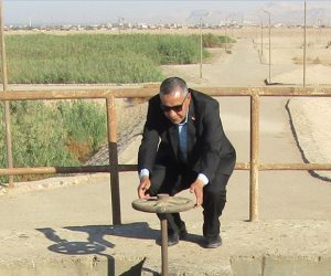  رئيس مدينة أبورديس بجنوب سيناء يتفقد محطة الصرف الصحي ويشدد على الصيانة الدورية
