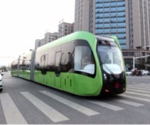 مترو بدون سكة حديدية داخل الصين 