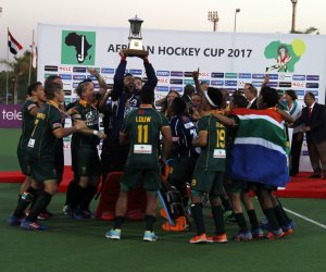 جنوب أفريقيا تتوج ببطولة كأس القارة لهوكي الرجال والسيدات بستاد هيئة قناة السويس