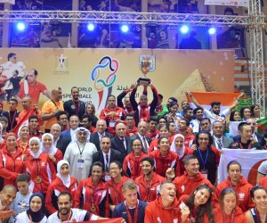 مصر تتوج بلقب بطولة العالم لكرة السرعة بشرم الشيخ بـ 13 ميدالية ذهبية (صور وفيديو)