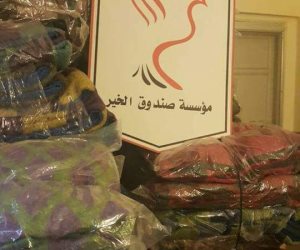 مؤسسة صندوق الخير تتبرع بـ2300 بطانية وأجهزة طبية وخزانات مياه بالإسكندرية (صور)