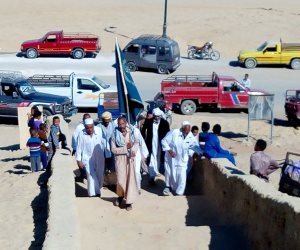 الأهالى يتوافدون على جبل الدكرور بواحة سيوة للاحتفال بعيد الحصاد  (فيديو وصور)