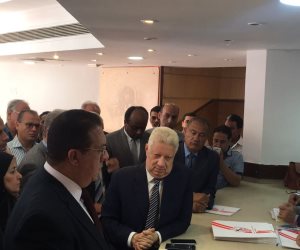 مرتضى منصور: انتخابات الزمالك مباراة بين ألمانيا ومركز شباب بشلوش