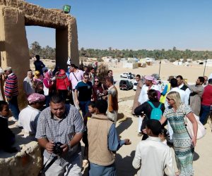 بدء احتفال أهالي سيوة بعيد الحصاد والسياحة في حب الله (صور)