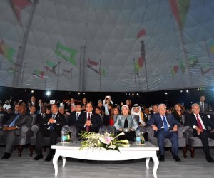 الرئيس السيسي يشهد جلسة اختلاف الحضارات والثقافات بمنتدى الشباب
