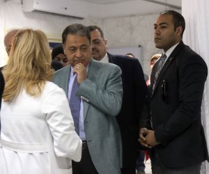 وزير الصحة يفتتح وحدة السكتة الدماغية بمستشفى مبرة المعادي
