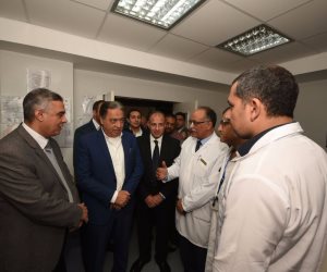 بعد تطويرها.. محافظ الأسكندرية ووزير الصحة يتفقدا مستشفى العامرية العام 