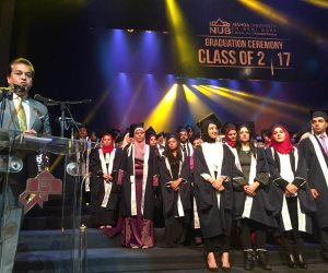 وزير التعليم العالي خلال حفل تخرج جامعة النهضة: شبابنا لا ينقصهم إلا مزيد من الثقة (صور)