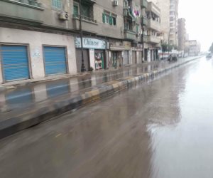 أمطار غزيرة بمدن ومراكز محافظة البحيرة 
