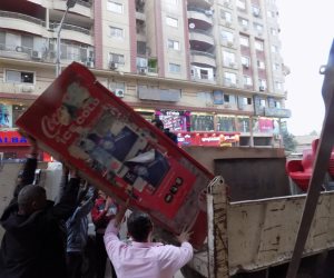 رفع 663 مخالفة "إشغالات" اليوم الجمعة بالجيزة  