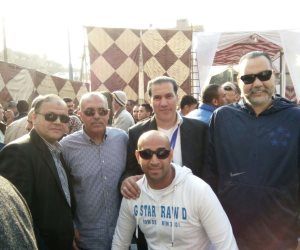 هاني العتال والشناوي يدعمان الأيوبي في انتخابات الترسانة
