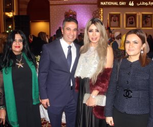 وزراء وإعلاميون في احتفالية سفارة الإمارات بالعيد الوطني الـ 46 (صور)