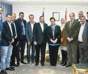 محافظ البحيرة تلتقي بمجلس إدارة نادي ألعاب دمنهور الجديد