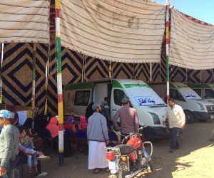 قافلة الأزهر الطبى تنتهي من الكشف على 4493 مريضا بشمال سيناء