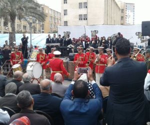 بدء احتفالات اليوبيل الماسى بجامعة الإسكندرية (صور)