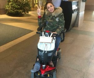 داليا البحيري بعد تعرضها لإصابة خلال رحلتها لأمريكا: "وأنا على الكرسي هتبسط"