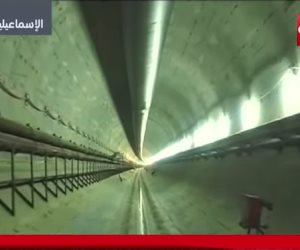 السيسي يتفقد أنفاق قناة السويس بعد انتهاء أعمال الحفر (صور)