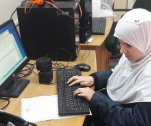 جامعة الأزهر تبدأ اختبار الطلاب المكفوفين إلكترونيا للمرة الأولى (صور)