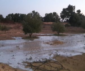 سيول محدودة بمسار 3 أودية في مناطق وسط سيناء (صور)