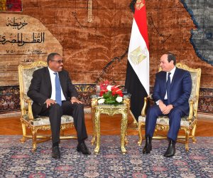رئيس الوزراء الإثيوبي: سد النهضة لن يؤثر على مصر بشكل سلبي (صور) 