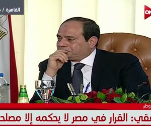 السيسي عن ماسبيرو: الدولة تبذل جهدا خاصة لإعادة التليفزيون المصري