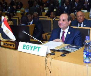 الرئيس السيسي يلتقي نظيره الأنجولي في إثيوبيا