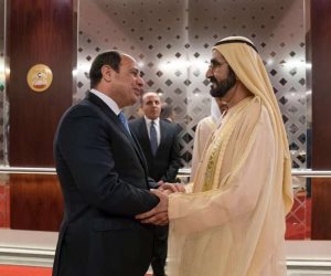 السيسي يبحث مع محمد بن راشد ومحمد بن زايد عددا من القضايا المشتركة في أبو ظبي