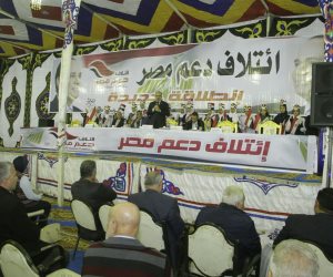 "دعم مصر" يستكمل برنامجه لتأييد السيسي بمؤتمر حاشد في كرداسة