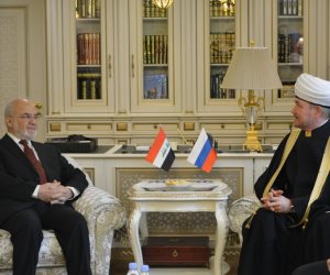 مفتى روسيا يستقبل وزير خارجية العراق لبحث التعاون بين الطرفين