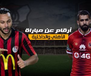 الأهلى يتفوق على الداخلية 7/2 قبل المواجهة رقم 11 ( انفوجراف )