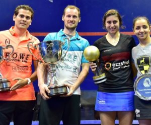 مصر.. رئيس جمهورية الإسكواش (صور)